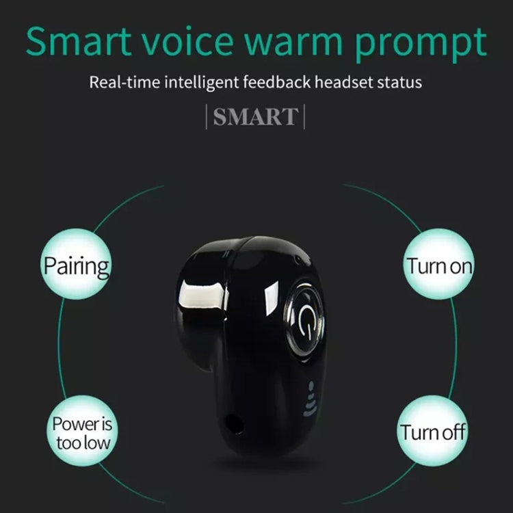 S065 Mini Bluetooth Earphone Earbuds Sport with Mic for All Phone