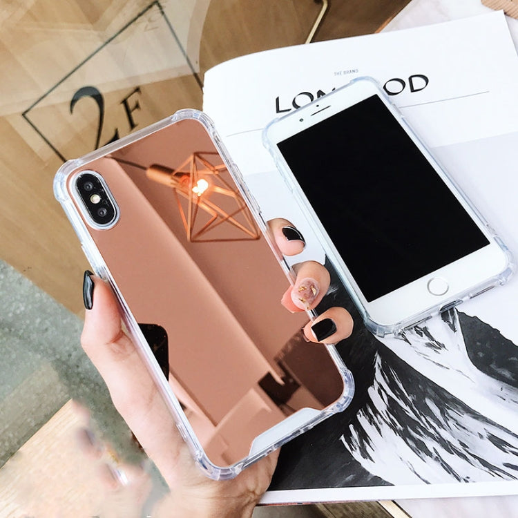 Luxury Plating Mirror Acrylic TPU Case for iPhone 8 Plus & 7 Plus, For iPhone 8 Plus