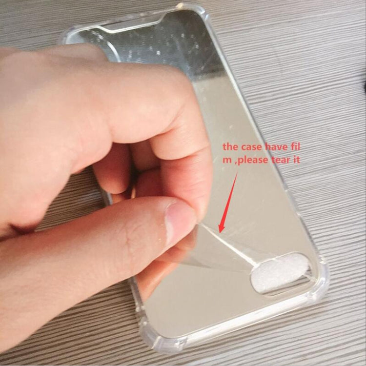 For iPhone XR Luxury Plating Mirror Acrylic TPU Case, For iPhone XR