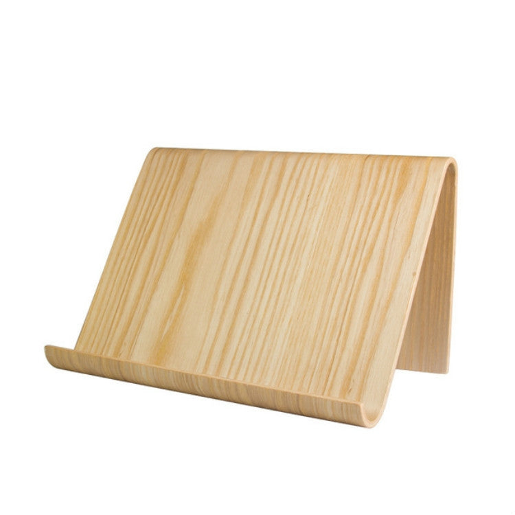 Support de bureau en bambou pour téléphone portable et tablette