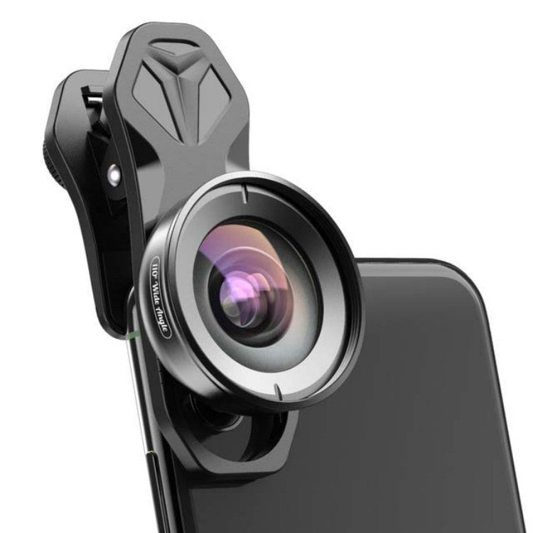 APEXEL APL-HB110 110 Degrees Wide Angle Professional HD External Mobile Phone Universal Lens, 110 Degrees Wide Angle