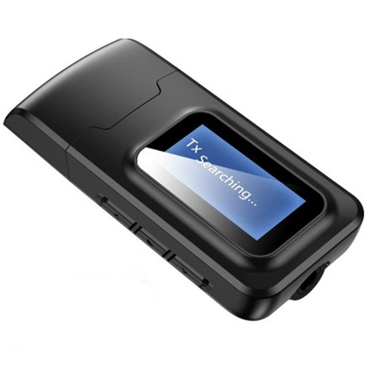 Adaptateur Bluetooth 5.0 2 en 1, émetteur-récepteur audio sans fil, sans clé USB, avec écran LCD