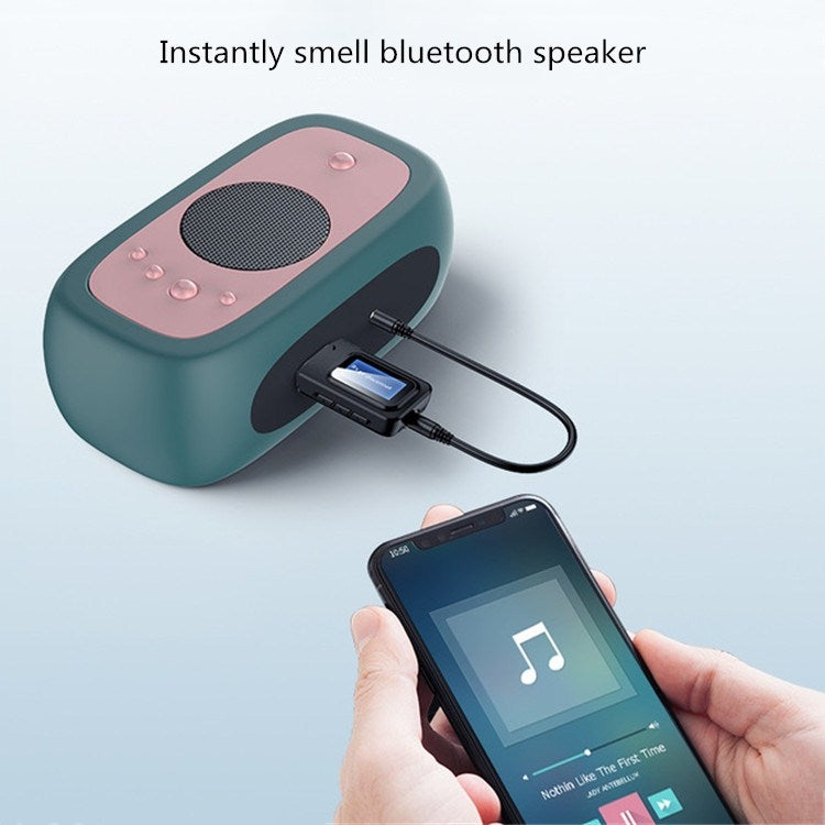 Adaptateur Bluetooth 5.0 2 en 1, émetteur-récepteur audio sans fil, sans clé USB, avec écran LCD