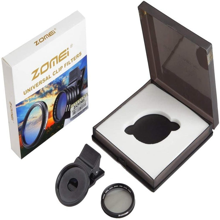 ZOMEI Camera Filter 37MM CPL Polarizer Mobile Phone External Lens, 37MM