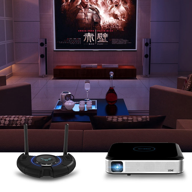 Adaptateur audio émetteur-récepteur Bluetooth 5.0 à fibre optique TX800 avec deux antennes et écran OLED