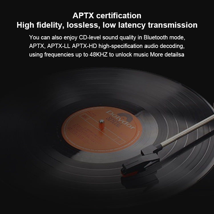 Adaptateur audio émetteur-récepteur Bluetooth 5.0 à fibre optique TX800 avec deux antennes et écran OLED