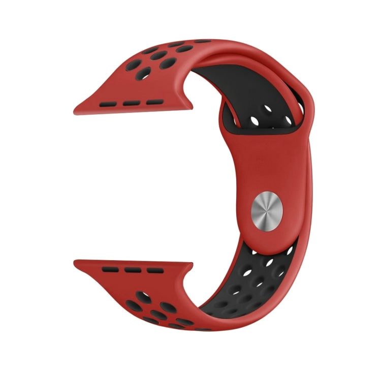 For Apple Watch Series 10 42mm / 9&8&7 41mm / SE 3&SE 2&6&SE&5&4 40mm / 3&2&1 38mm Fashionable Classical Silicone Sport Watch Band(Grey White), WA1230A, WA1230B, WA1230BG, WA1230BH, WA1230BL, WA1230BM, WA1230BR, WA1230BY, WA1230C, WA1230D, WA1230DW    ...