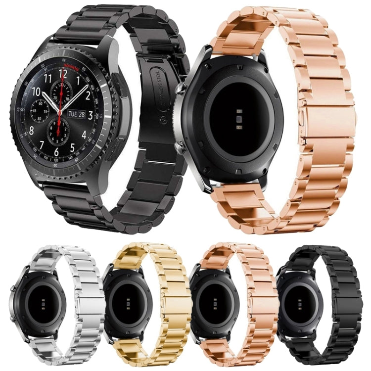 Bracelet de montre en acier inoxydable pour Samsung Gear S3 22 mm