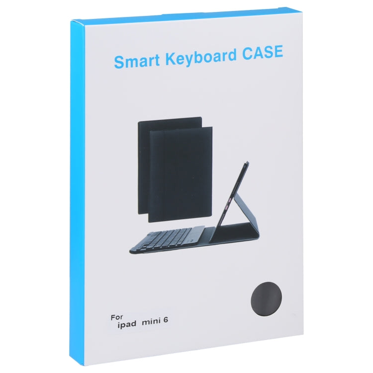 Étui en cuir TPU ultra-fin avec clavier Bluetooth amovible et support pour iPad mini 6/mini 7, A06