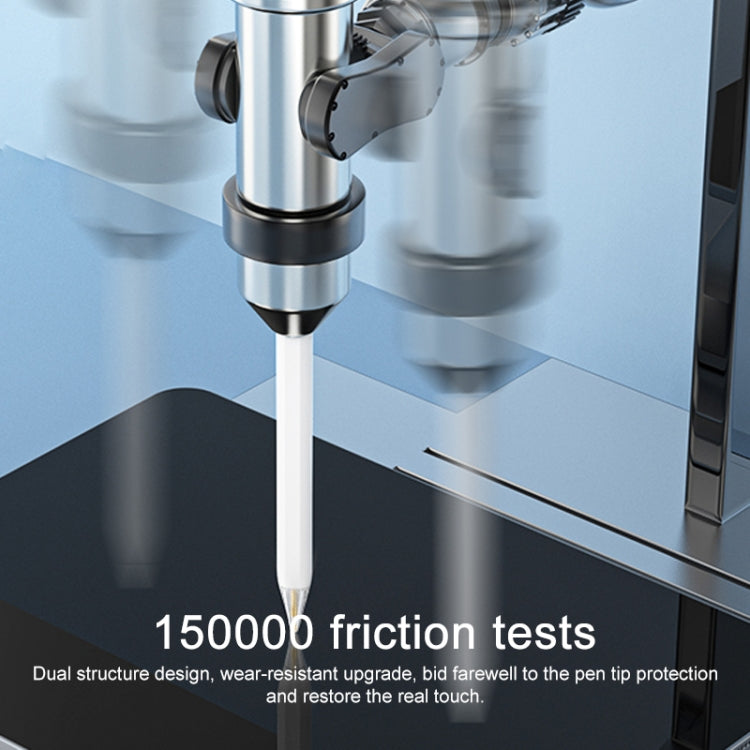 2 in 1 5.0 Crystal Diamond Needle + 6.0 Brass Spring Short Needle Stylus Pen Tip Set For Apple Pencil 1 / 2, 5.0 + 6.0