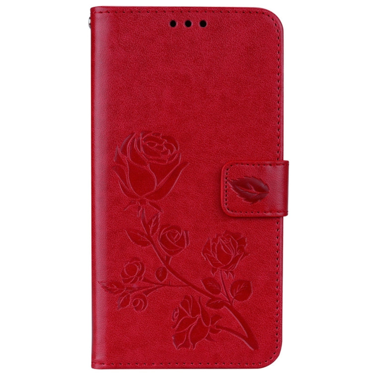 Étui à rabat en cuir avec motif de fleurs pressées et support pour Xiaomi Redmi Note 4X, emplacements pour cartes et portefeuille