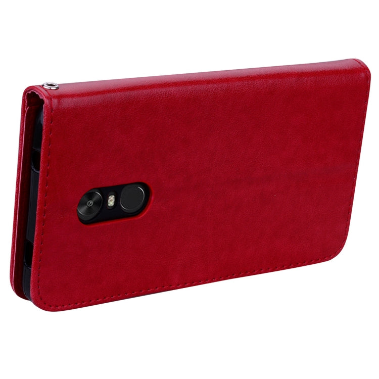Étui à rabat en cuir avec motif de fleurs pressées et support pour Xiaomi Redmi Note 4X, emplacements pour cartes et portefeuille