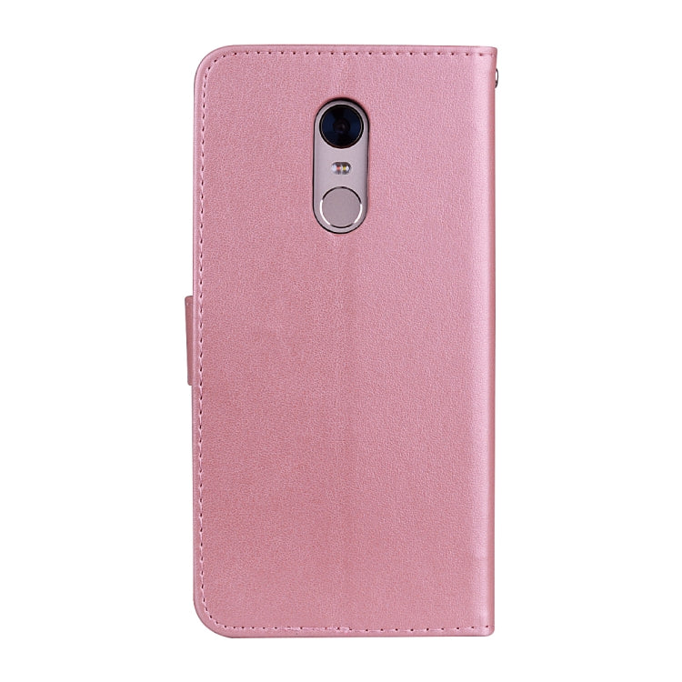 For Xiaomi Redmi 5 Plus Rose Embossed Horizontal Flip Environmental PU Leather Case with Holder & Card Slots & Wallet, For Xiaomi Redmi 5 Plus
