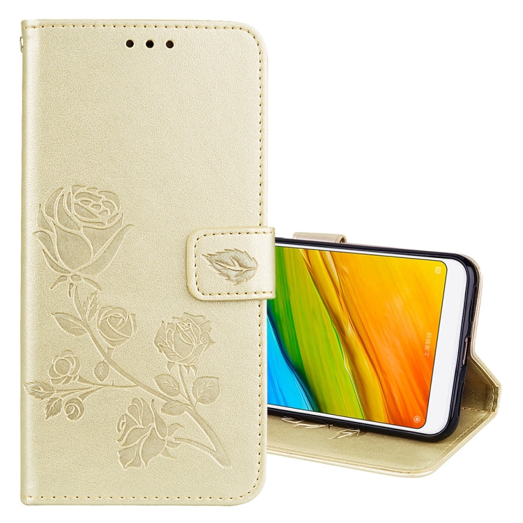 For Xiaomi Redmi 5 Rose Embossed Horizontal Flip Environmental PU Leather Case with Holder & Card Slots & Wallet, For Xiaomi Redmi 5