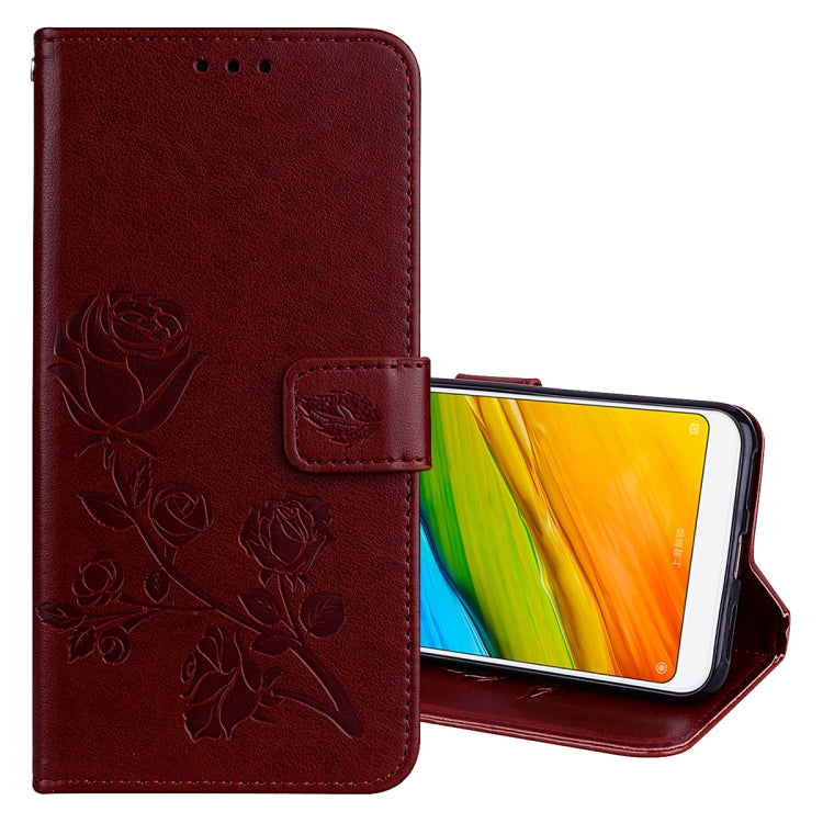 For Xiaomi Redmi 5 Rose Embossed Horizontal Flip Environmental PU Leather Case with Holder & Card Slots & Wallet, For Xiaomi Redmi 5