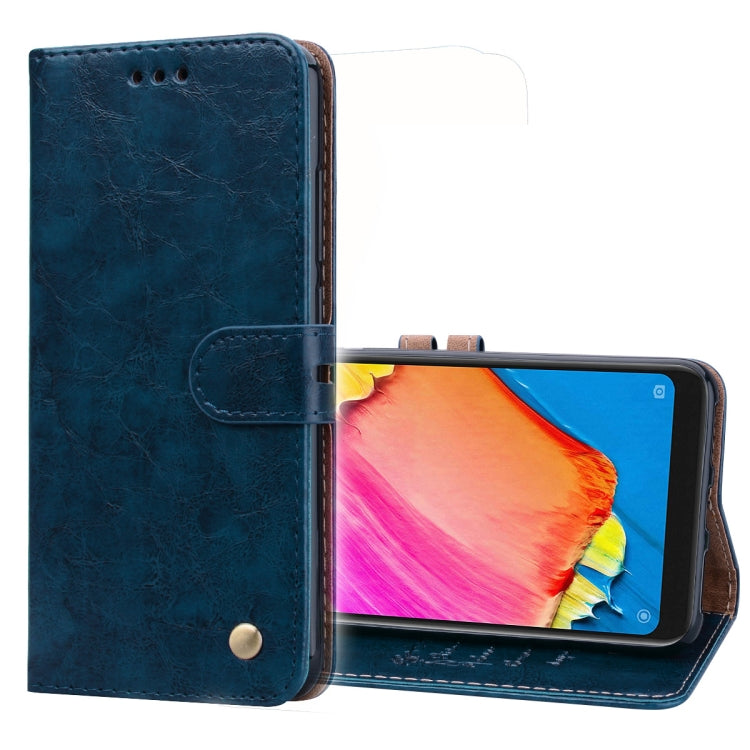 Business Style Oil Wax Texture Horizontal Flip Leather Case for Xiaomi Redmi Note 6 Pro, with Holder & Card Slots & Wallet, For Xiaomi Redmi Note 6 Pro