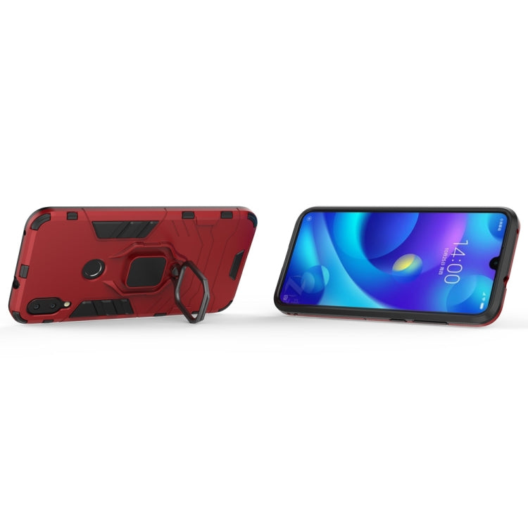 Coque de protection antichoc en PC et TPU pour Xiaomi Mi Play, avec anneau magnétique