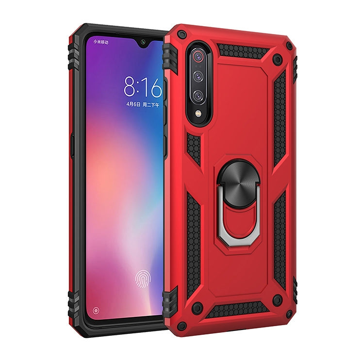 Coque de protection antichoc Sergeant Armor en TPU et PC pour Xiaomi Mi 9, avec support rotatif à 360 degrés