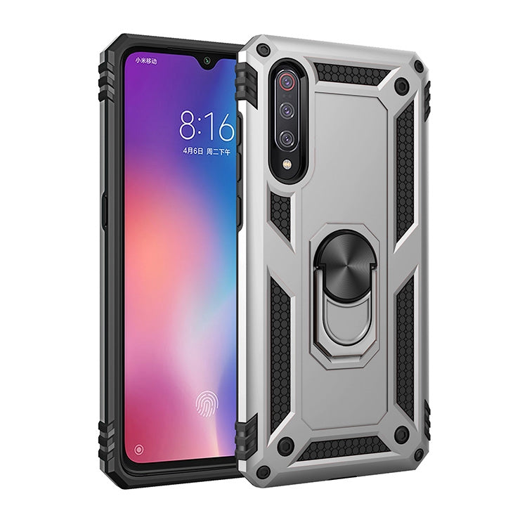 Coque de protection antichoc Sergeant Armor en TPU et PC pour Xiaomi Mi 9, avec support rotatif à 360 degrés
