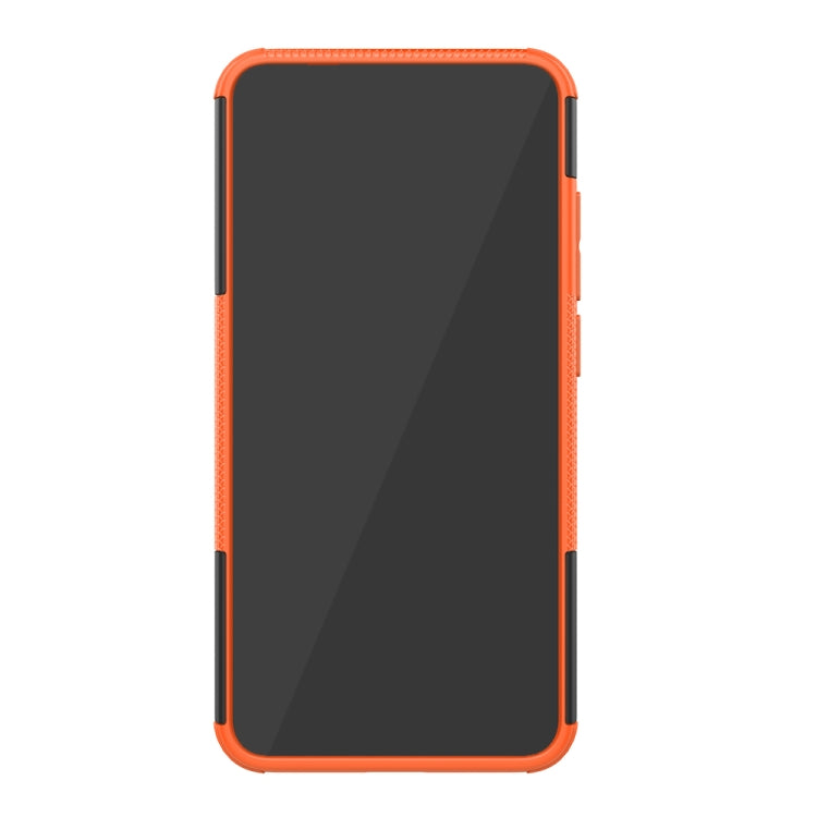 Shockproof  PC + TPU Tire Pattern Case for Xiaomi Mi 8 Lite, with Holder, For Xiaomi Mi 8 Lite