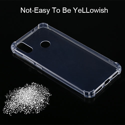 For Xiaomi Redmi Note 7 Four-Corner Shockproof Ultra-Thin Transparent TPU Case, For Xiaomi Redmi Note 7