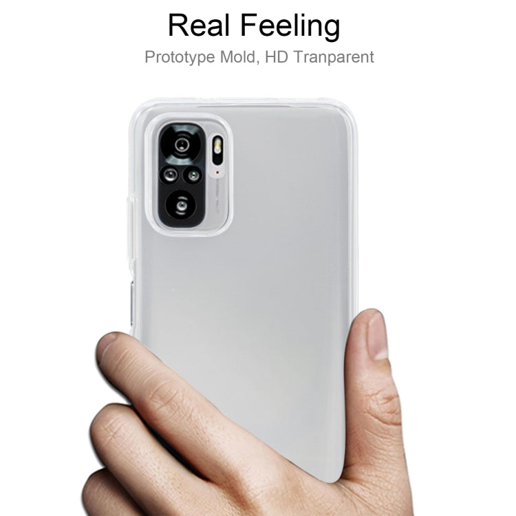 For Xiaomi Redmi Note 10 0.75mm Ultra-thin Transparent TPU Soft Protective Case, For Xiaomi Redmi Note 10