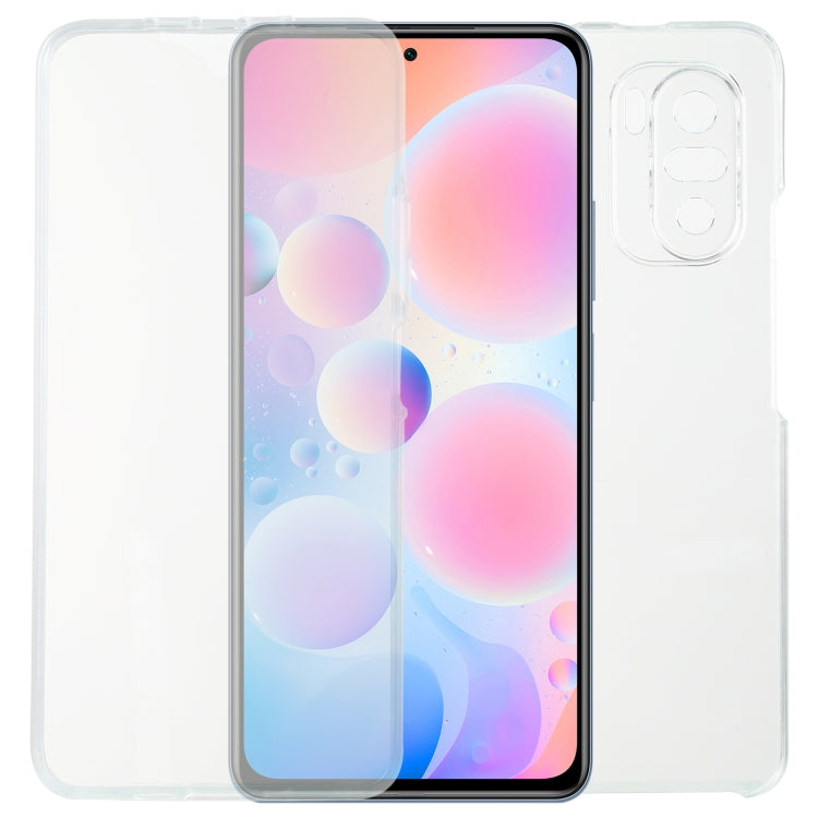 For Xiaomi Redmi K40 PC+TPU Ultra-Thin Double-Sided All-Inclusive Transparent Case, For Xiaomi Redmi K40