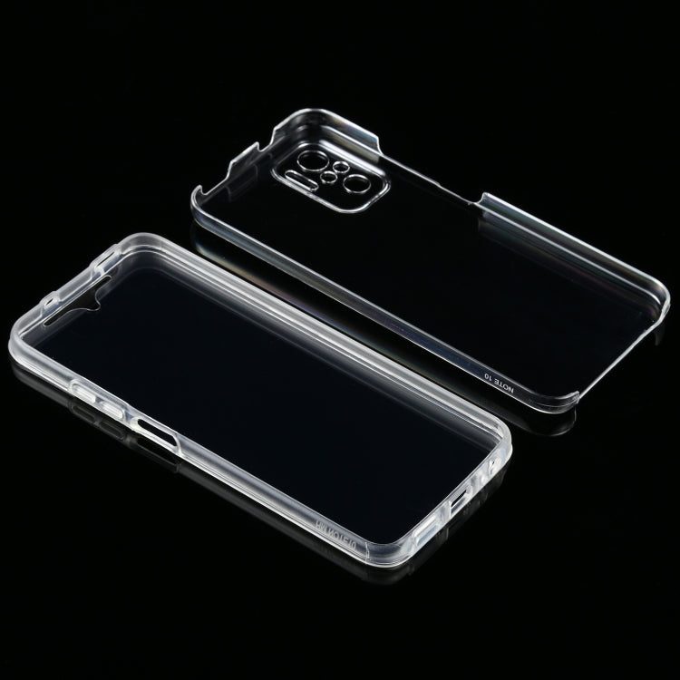 For Xiaomi Redmi Note 10 PC+TPU Ultra-Thin Double-Sided All-Inclusive Transparent Case, For Xiaomi Redmi Note 10