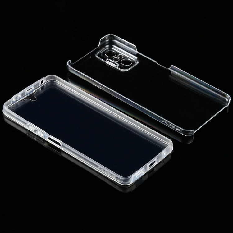 For Xiaomi Redmi Note 10 Pro PC+TPU Ultra-Thin Double-Sided All-Inclusive Transparent Case, For Xiaomi Redmi Note 10 Pro