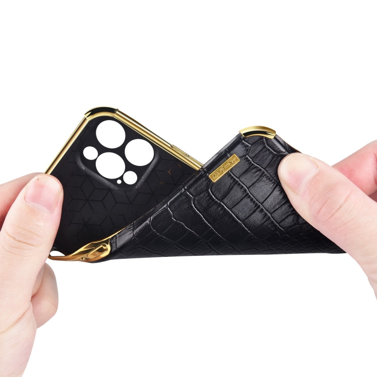 For Xiaomi Mi 11 6D Electroplated TPU Crocodile Pattern Magnetic Leather Case with Ring Holder, For Xiaomi Mi 11