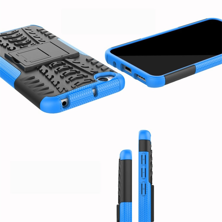 Tire Texture TPU+PC Shockproof Protective Case for Xiaomi Redmi Go, with Holder, For Xiaomi Redmi Go