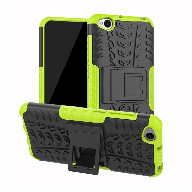Tire Texture TPU+PC Shockproof Protective Case for Xiaomi Redmi Go, with Holder