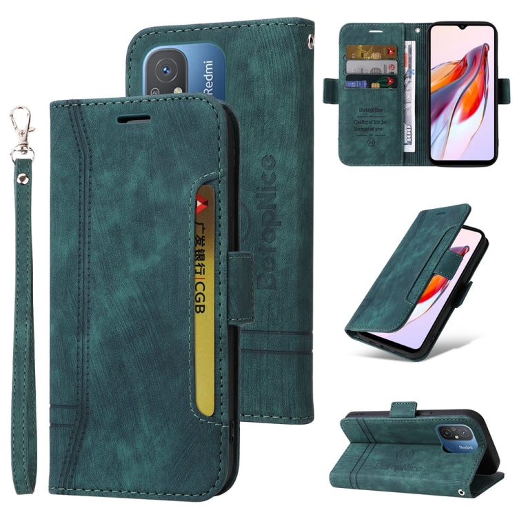 For Xiaomi Poco C55 / Redmi 11A 4G Global BETOPNICE Dual-side Buckle Leather Phone Case, For Xiaomi Poco C55 / Redmi 11A 4G Global