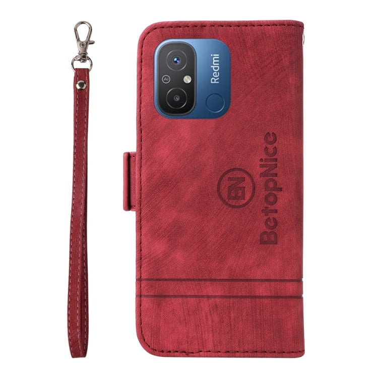 For Xiaomi Poco C55 / Redmi 11A 4G Global BETOPNICE Dual-side Buckle Leather Phone Case, For Xiaomi Poco C55 / Redmi 11A 4G Global