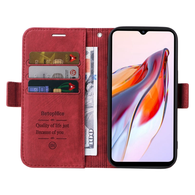 For Xiaomi Poco C55 / Redmi 11A 4G Global BETOPNICE Dual-side Buckle Leather Phone Case, For Xiaomi Poco C55 / Redmi 11A 4G Global