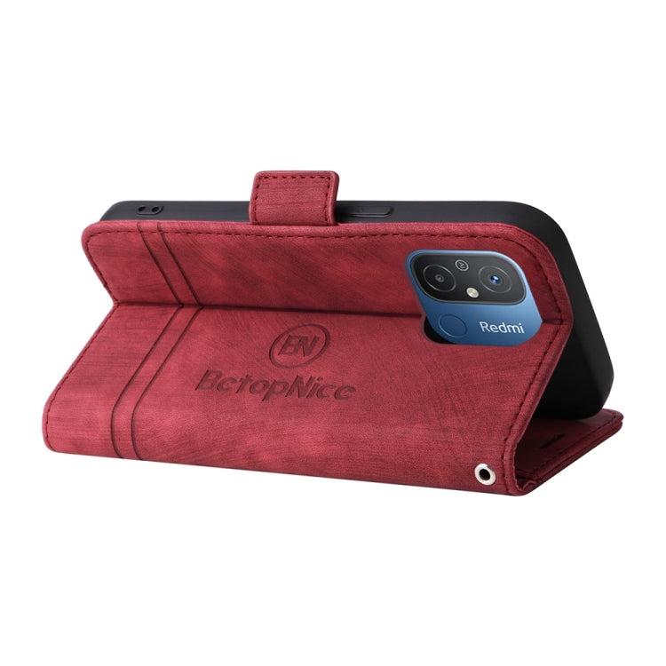 For Xiaomi Poco C55 / Redmi 11A 4G Global BETOPNICE Dual-side Buckle Leather Phone Case, For Xiaomi Poco C55 / Redmi 11A 4G Global