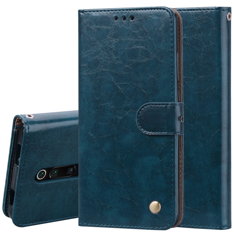 Business Style Oil Wax Texture Horizontal Flip Leather Case for Xiaomi Redmi K20 / K20 Pro, with Holder & Card Slots & Wallet