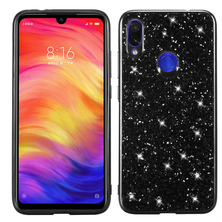 Coque antichoc en TPU pailleté pour Xiaomi Redmi Note 7