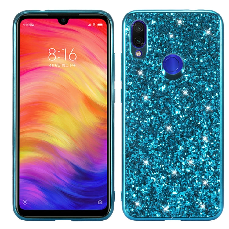 Glitter Powder Shockproof TPU Case for Xiaomi Redmi Note 7, For Xiaomi Redmi Note 7