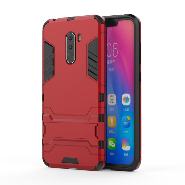 Coque antichoc en PC et TPU pour Xiaomi Pocophone F1, avec support