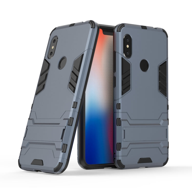 Shockproof PC + TPU  Case for Xiaomi Redmi Note 6, with Holder, Xiaomi Redmi Note 6