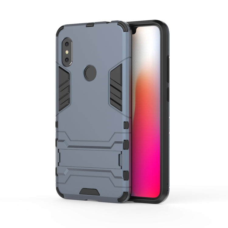 Coque antichoc en PC + TPU pour Xiaomi Redmi Note 6, avec support