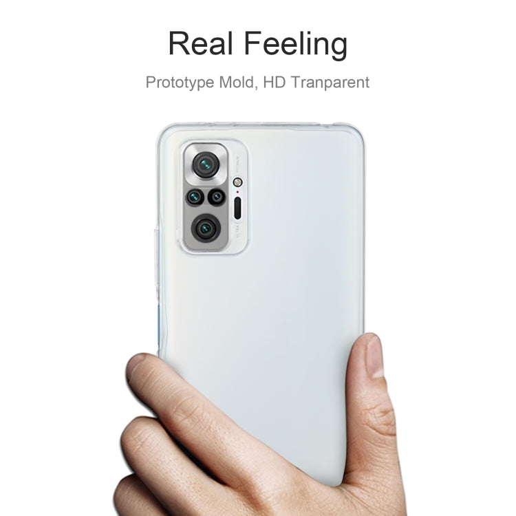 For Xiaomi Redmi Note 10 Pro 0.75mm Ultra-thin Transparent TPU Soft Protective Case, For Xiaomi Redmi Note 10 Pro