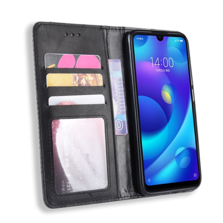 Magnetic Buckle Retro Texture Horizontal Flip Leather Case for Xiaomi Redmi Note 7, with Holder & Card Slots & Wallet, For Redmi Note 7
