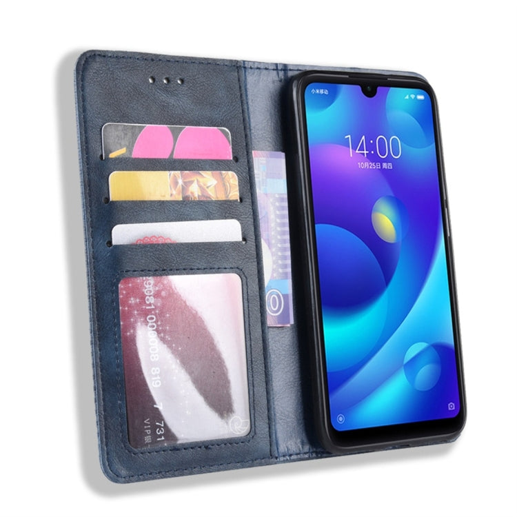Magnetic Buckle Retro Texture Horizontal Flip Leather Case for Xiaomi Redmi Note 7, with Holder & Card Slots & Wallet, For Redmi Note 7