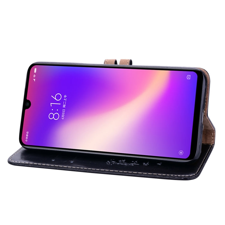 Business Style Oil Wax Texture Horizontal Flip Leather Case for Xiaomi Redmi 7, with Holder & Card Slots & Wallet