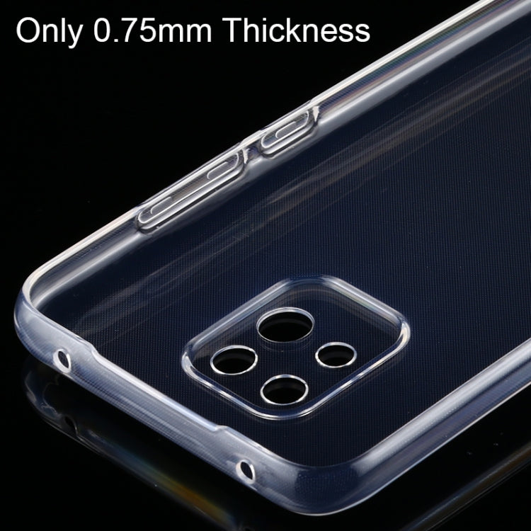For Xiaomi Redmi 10X 5G 0.75mm Ultra-Thin Transparent TPU Protective Case