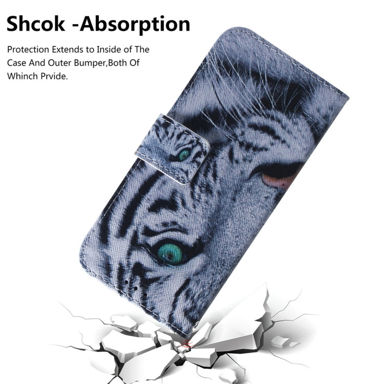 Tiger Pattern Coloured Drawing Horizontal Flip Leather Case for Xiaomi Redmi Go, with Holder & Card Slots & Wallet
