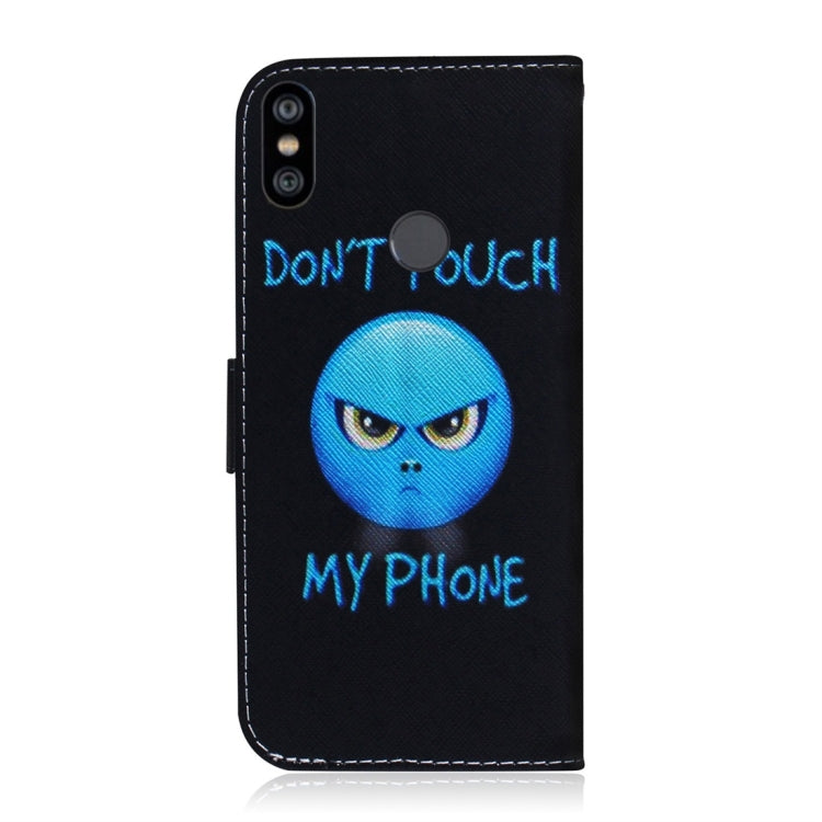 Anger Pattern Coloured Drawing Horizontal Flip Leather Case for Xiaomi Redmi Note 6 / Redmi Note 6 Pro, with Holder & Card Slots & Wallet