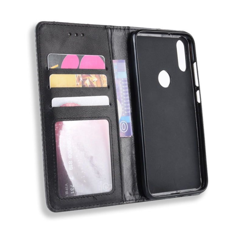 Magnetic Buckle Retro Crazy Horse Texture Horizontal Flip Leather Case for Xiaomi Redmi 7, with Holder & Card Slots & Photo Frame, For Redmi 7, For  Redmi 7